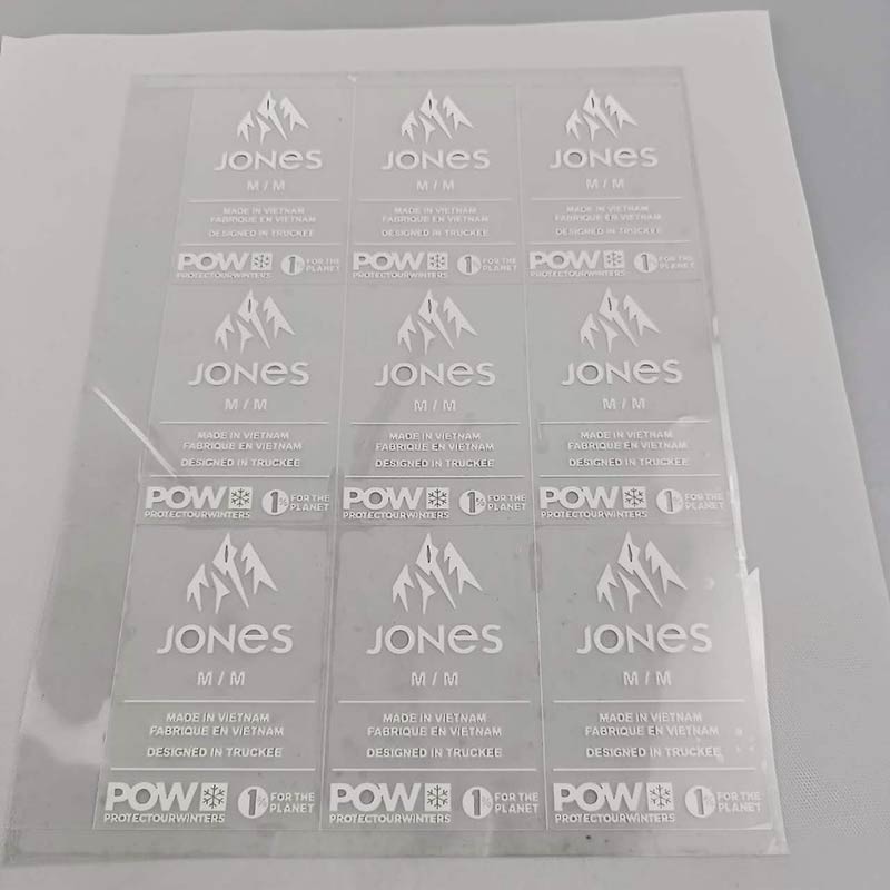Custom Neck Size Tag-less Wash Care Label Heat Transfer Logos Custom Neck Size Tag-less Wash Care Label Heat Transfer Logos