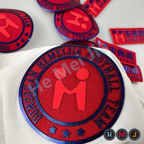 Silicone Printing on the Twill Fabric Iron on Patches