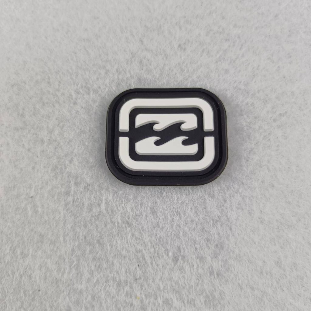 3D mould silicone iron on label