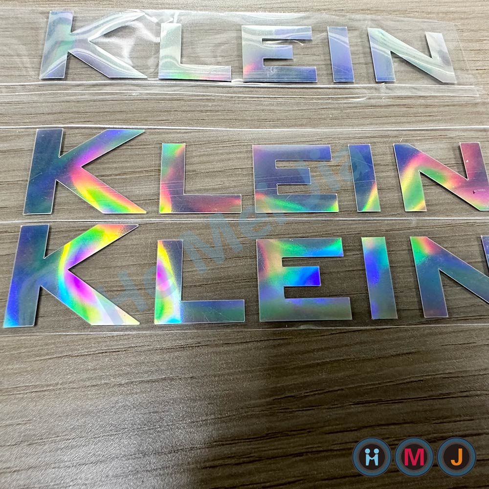 Iron on reflective hologram logo Iron on reflective hologram logo