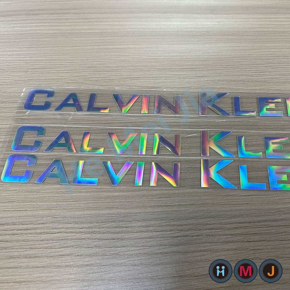 Iron on reflective hologram logo Iron on reflective hologram logo