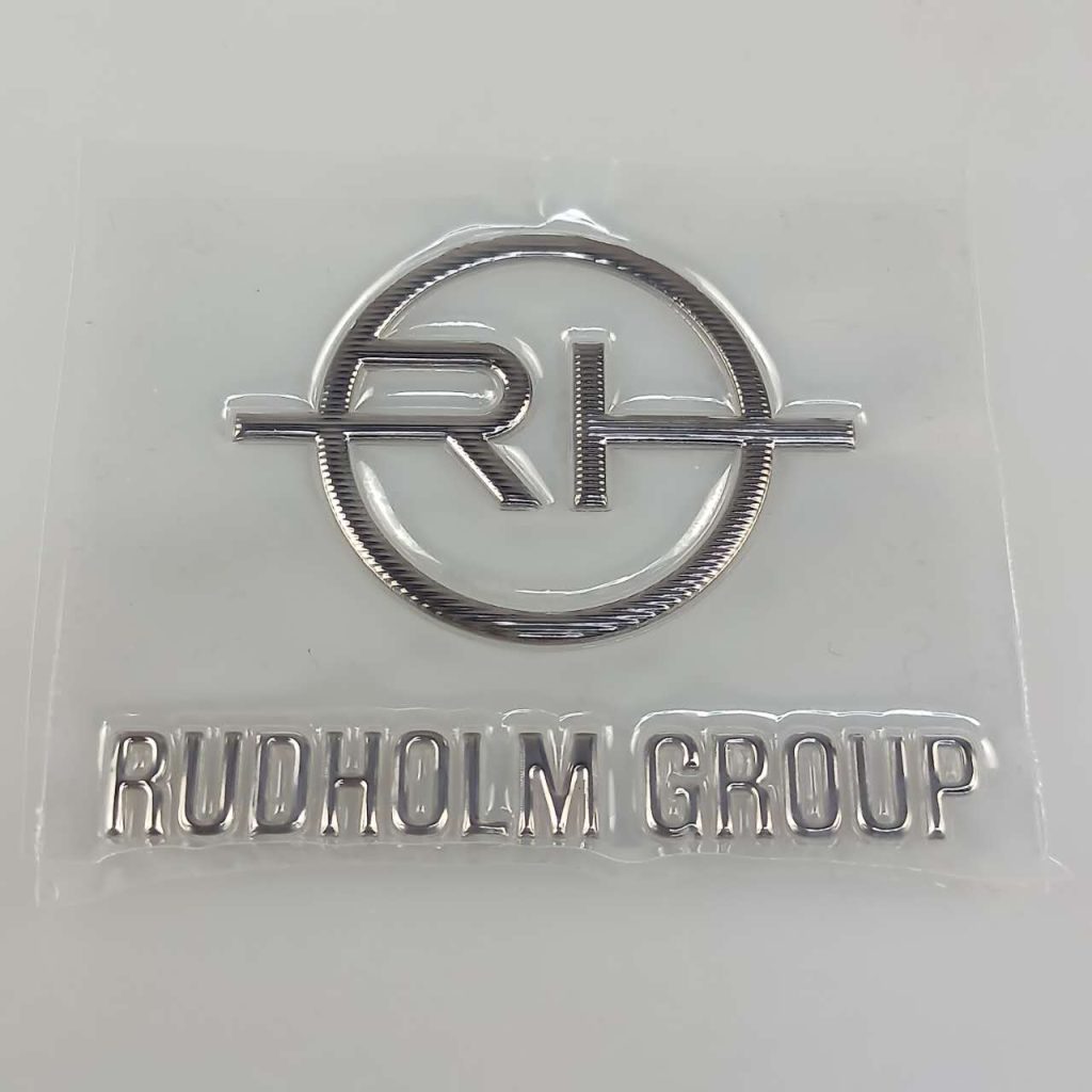 Metal Color Soft Embossed TPU HF Badges Metal Color Soft Embossed TPU HF Badges