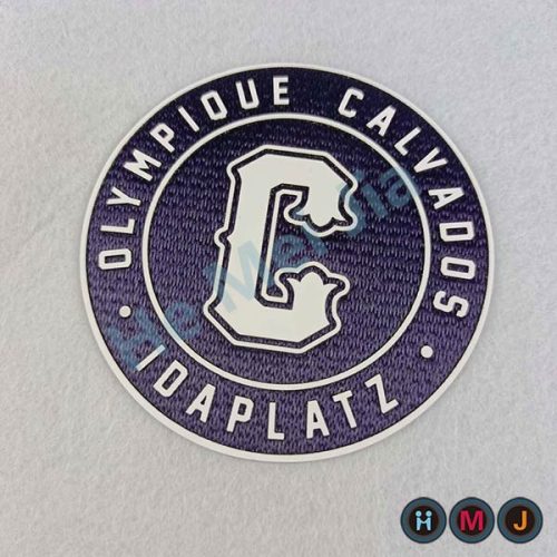 Silk Screen Printed on the Tatami Twill Fabric iron on Badge for Sports Uniform