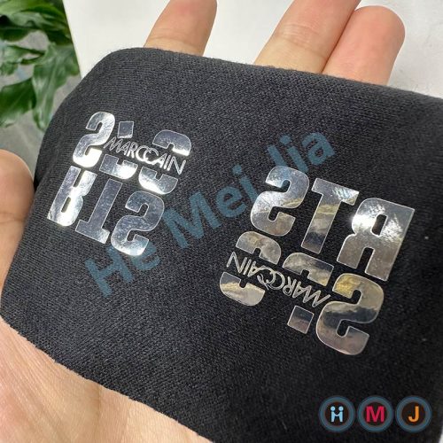 Silver Foil Laser Cutting Heat Transfer Labels