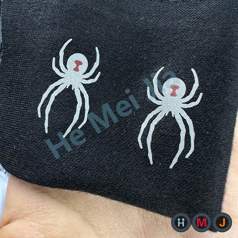 Silver Refelctive Laser Cutting Heat Transfer Labels