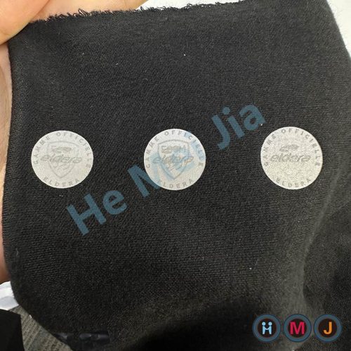 Silver Reflective Laser Cutting Iron on Stickers