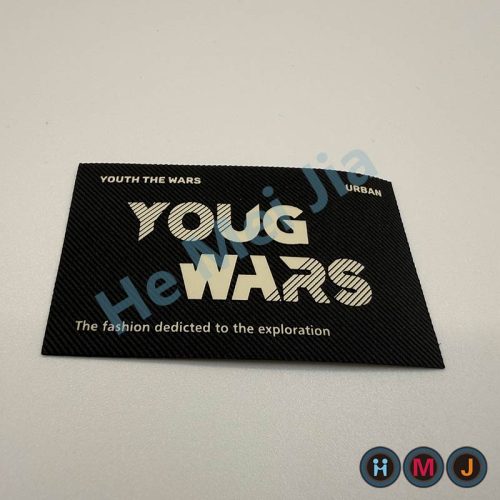 woven print silicone patches for clothing