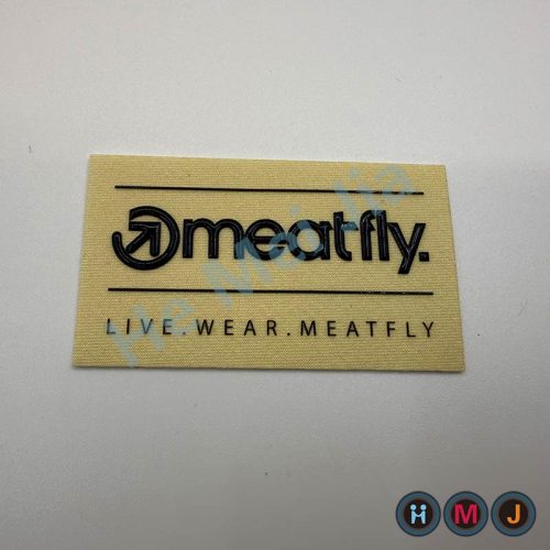 woven print silicone patches for clothing