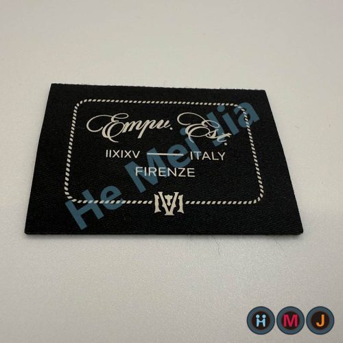 woven print silicone patches for clothing