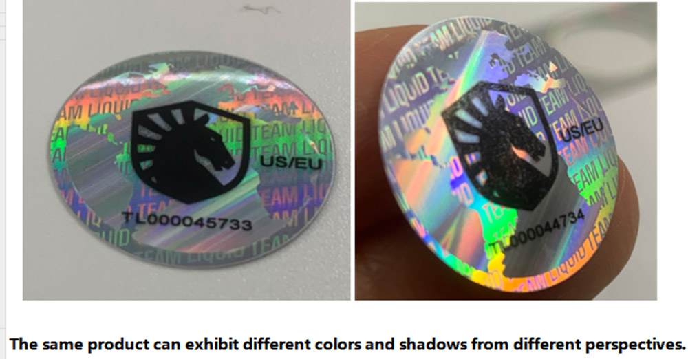 Holographic TPU Laser Heat Transfer Label Holographic TPU Laser Heat Transfer Label