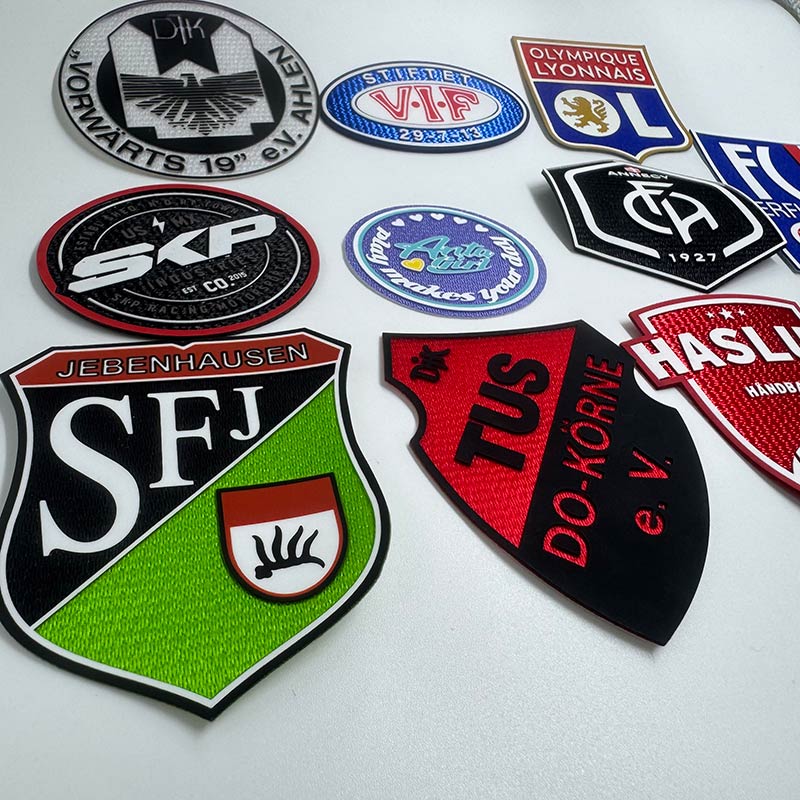 Silicone Patches Screen Printing on Tatami Fabric Silicone Patches Screen Printing on Tatami Fabric